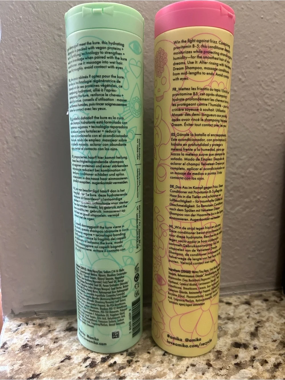 amika Bundle - The Kure Strength Repair Shampoo & Velveteen Dream Conditioner